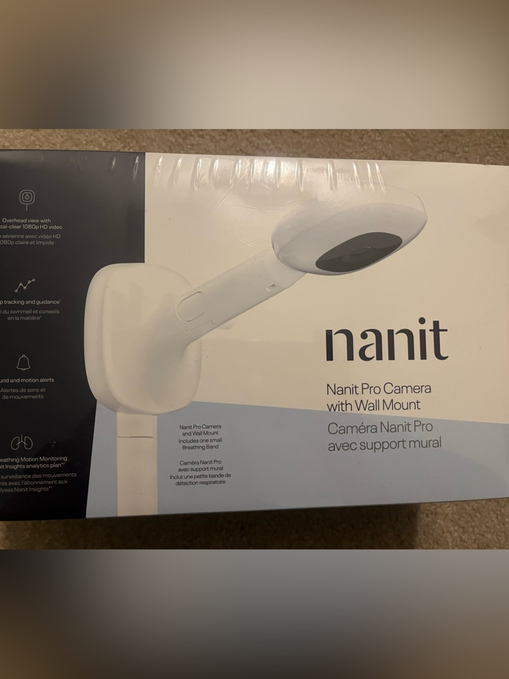 Nanit Pro Camera with Wall Mount - White by Nanit